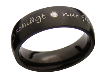 Modell Rosalie - 1 Ring aus Edelstahl